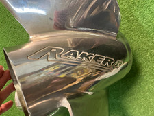 OMC Raker II Stainless Steel Prop V6 14.5 x 2...