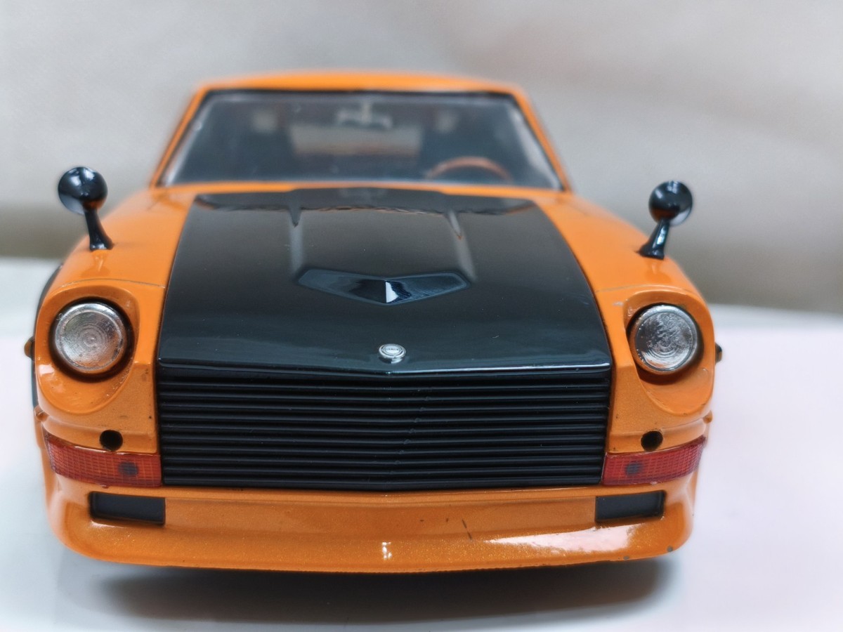 Jada 1/24 Datsun 240z Fairlady Classic Retro Jdm Sports Car Orange