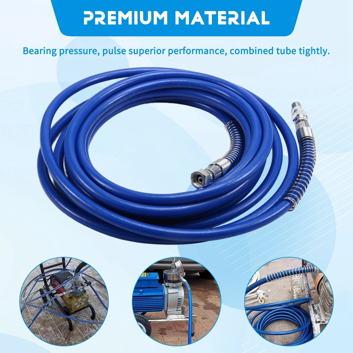 1/4Inch Airless Paint Hose High Pressure Universal Paint Sprayer6352