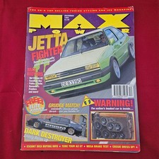 Max Power Magazine December 1994 (1267) VW Jetta Fighter Rover V8 Sierra Coswort