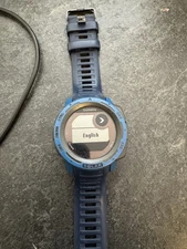 Garmin Instinct Tactical GPS Smart Watch MIL-STD-810G - Blue