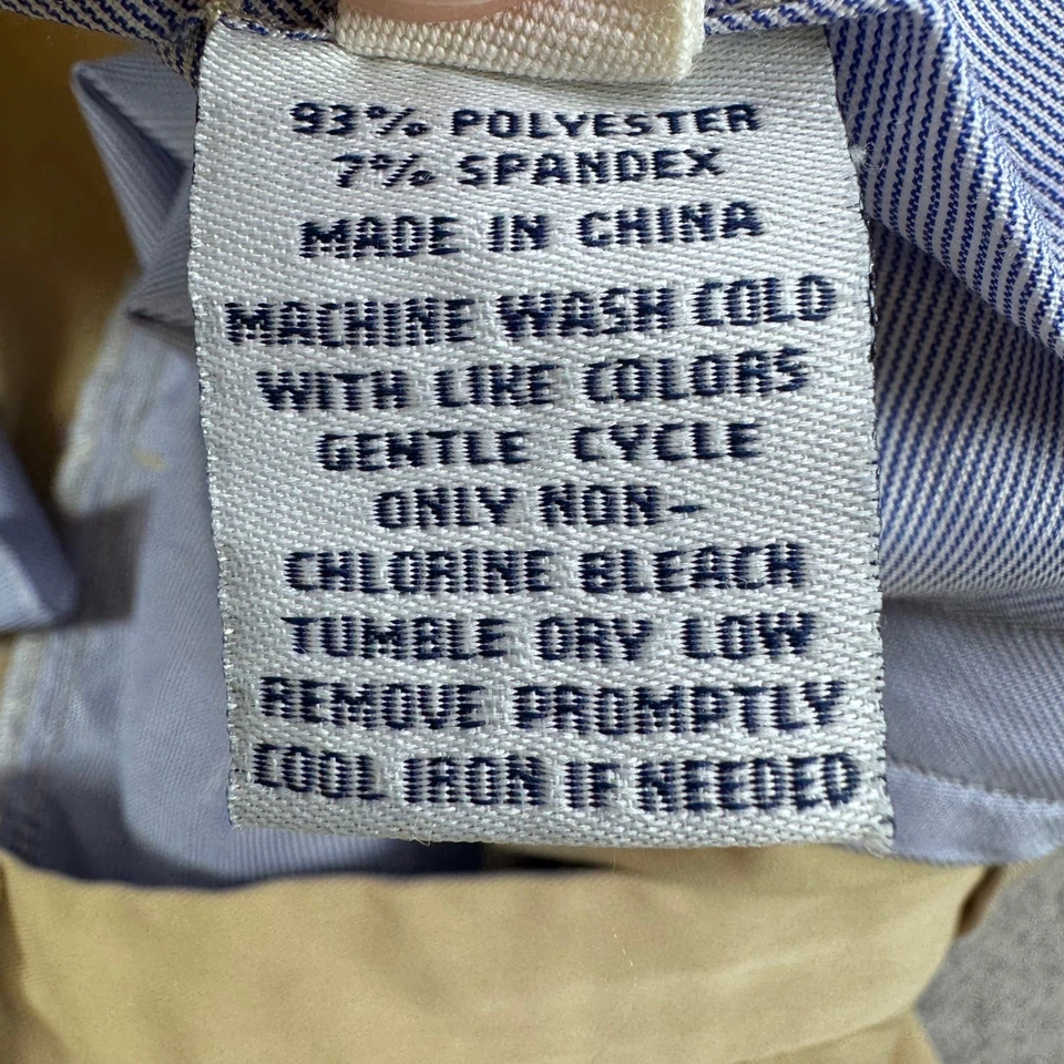 Onward Reserve 短裤男式 40 卡其色性能斜纹布高尔夫短裤弹力 — 第 4/4 张图片