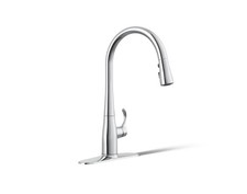 Kohler 596-VS Simplice Pull-down Kitchen Faucet Vibrant Stainless Steel Finish