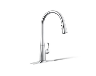 #ad Kohler 596 VS Simplice Pull down Kitchen Faucet Vibrant Stainless Steel Finish $219.50