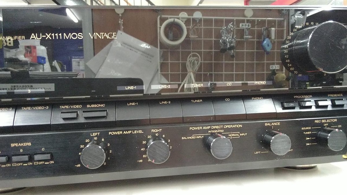 SANSUI AU-X111 MOS VINTAGE Integrated Amplifier Japan Tested Used