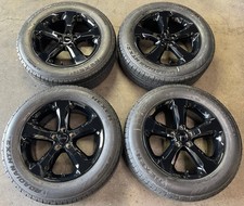2021-2025 Jeep Grand Cherokee Oem 20 Gloss Black Wheelrim Tire Set Of 4 20x8.5
