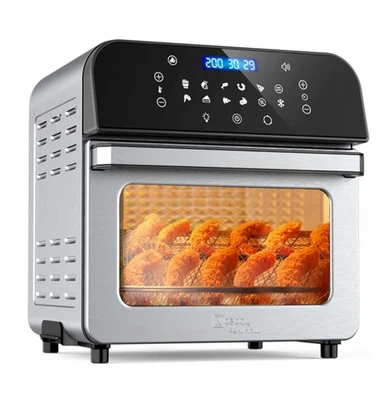 Whall NSE1201 Air Fryer Oven 12QT Touchscreen Air Fryer with 12 Pre-set Menus Up