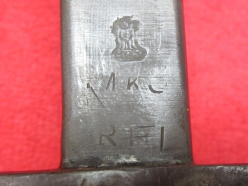 India Pattern/British WWII Square Butt Model No.1 MK III Bayonet NO SCABBARD.