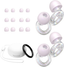 Ear Plugs for Concert, 2 Pairs of Noise Reduction Earplugs 25Db-30Db with 8 Ear