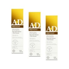 A D Original Ointment Diaper Rash  Skin Protectant 4 Oz Tube Pack Of 3