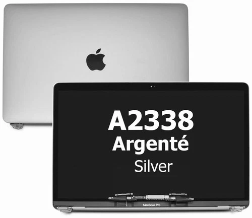 Ecran pour MacBook Pro A2338 Retina Assemblé Neuf ARGENTE - 2560 x 1600