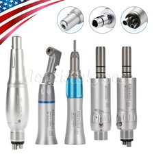 Dental Low Speed Handpiece Kit 2/4Holes Hygiene Prophy Motor Straight Handpiece