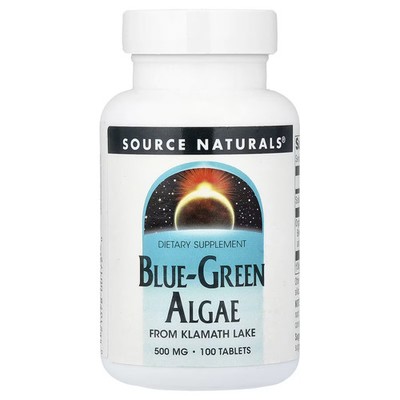 2 X Source Naturals, Blue-Green Algae, 500 mg, 100 Tablets