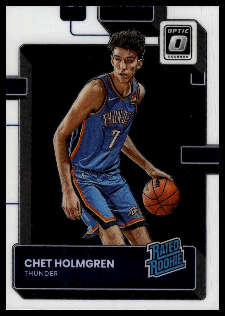 2022-23 Donruss Optic #208 Chet Holmgren Rated Rookie