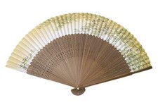 Japanese Fan, High-Quality Wooden Folding Fan, Traditional Kimono Accessory
