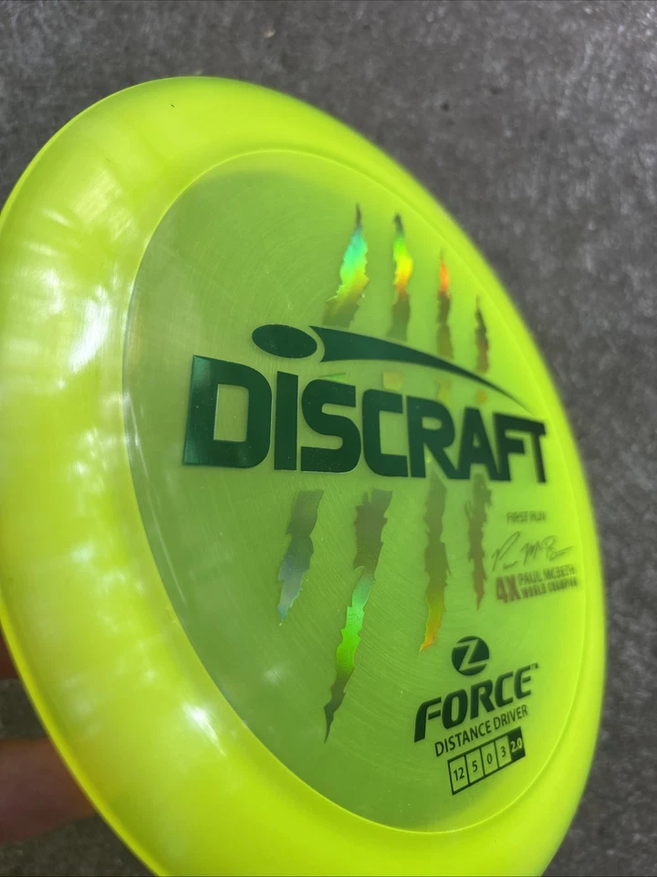 Discraft First Run 4X Claw Z Force Paul McBeth OOP 177g - First Run BRAND NEW - Image 2 of 4