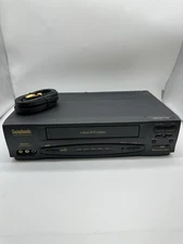 Symphonic VR-60WF VHS VCR Player Recorder TESTED With Video AV Cable