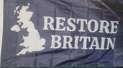 Restore Britain Flag 5x3 (150x90) not reform uk