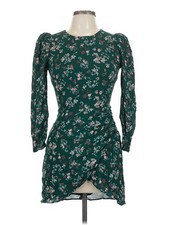 Reformation Women Green Cocktail Dress 10