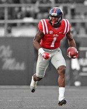 Ole Miss Laquon Treadwell Glossy Spotlight Photo College Print Poster