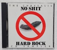 The Chrysalis No Shit Hard Rock CD Sampler by Various (CD, Promo, 1989) MINT