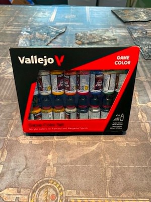 Vallejo Game Color Introduction Set - 16 Paint Starter Kit (New Formula)