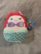 Disney Squishmallow Ariel My Little Mermaid Squish mallow Ariel 6.5in