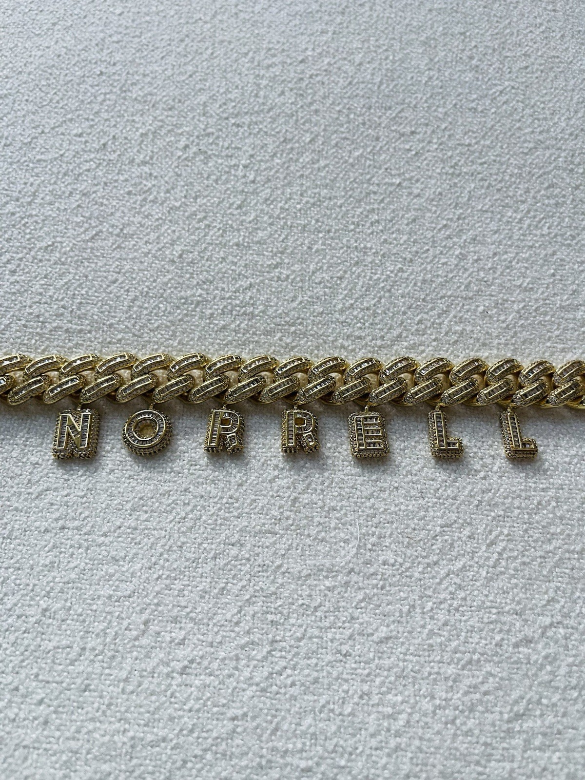 Designed Solid Link Chain Necklace 18 Inch Length - image 2