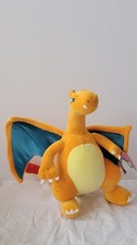 Pok mon CHARIZARD Plush large - Round 1 Exclusive, WIth Tag, 15"Inches