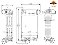Nrf LadeluftküHler Llk Intercooler KüHler Ladeluft 309126