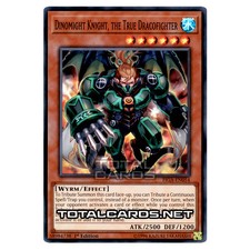 YuGiOh Fists of the Gadgets Dinomight Knight, the True Dracofighter (Super Ra...