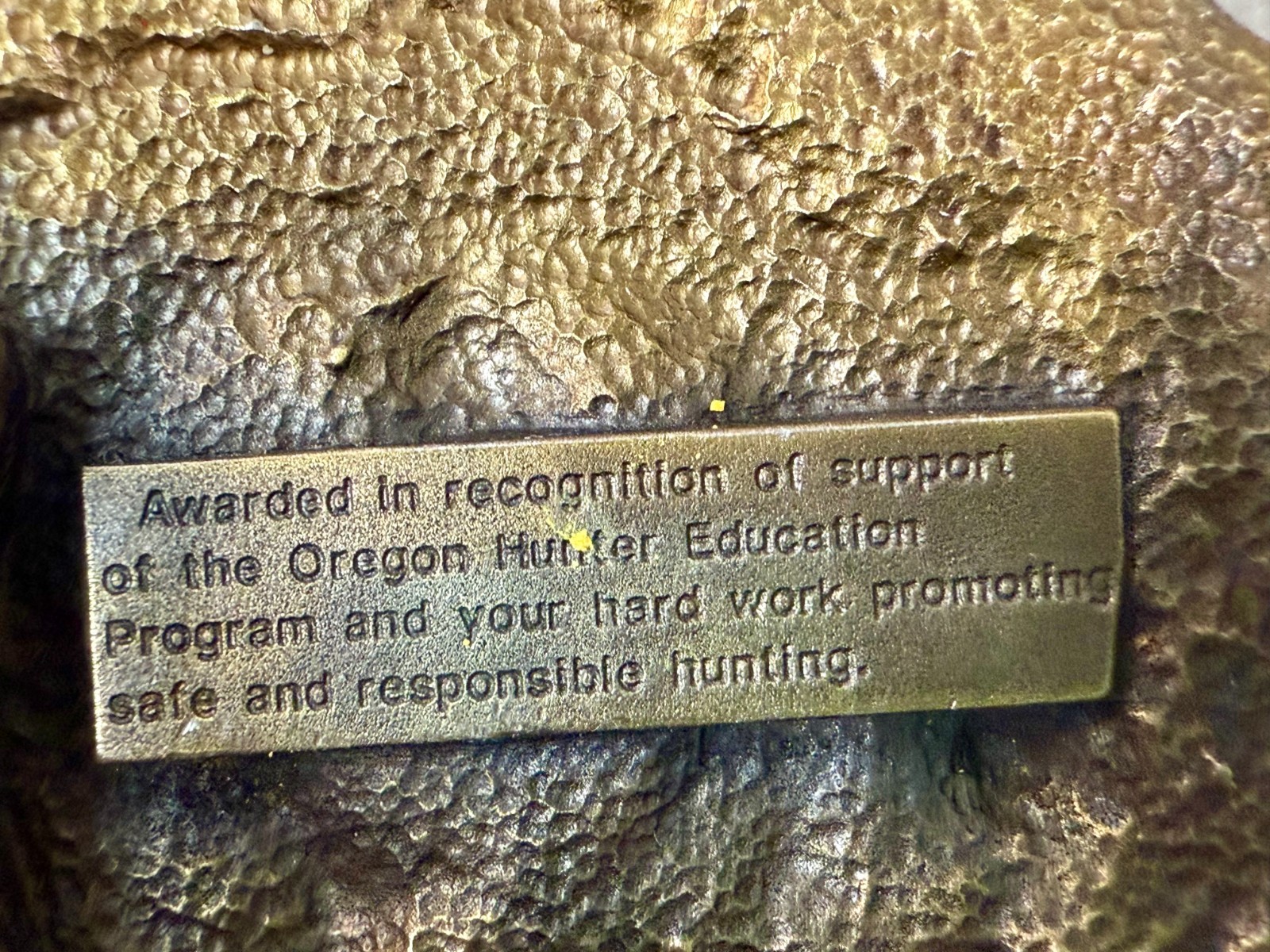 Oregon Hunter Education Program Bronze Award Vint… - image 8