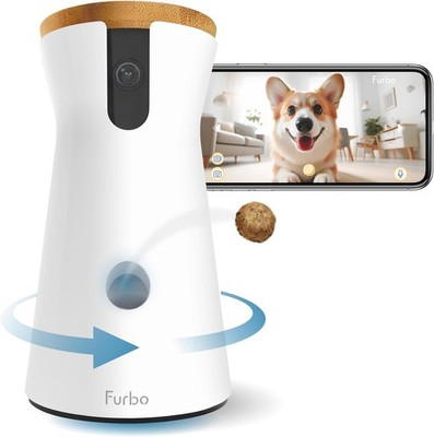 Furbo 360 Dog Camera Treat Toss Barking Alerts No Sub