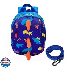 Dinosaur Safety Kids Leash Backpack with Harness Leash for Toddlers Boys Girl