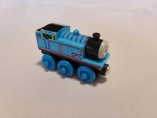 2003 Thomas The Train Wooden Railway Tank Engine Friends Blue #1