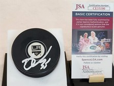 DARCY KUEMPER signed KINGS puck JSA COA