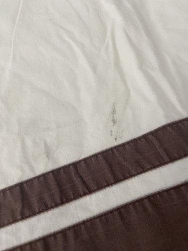 Spa Collection Duvet Queen 78”x82” Brown Cream Button Closure - Picture 12 of 12