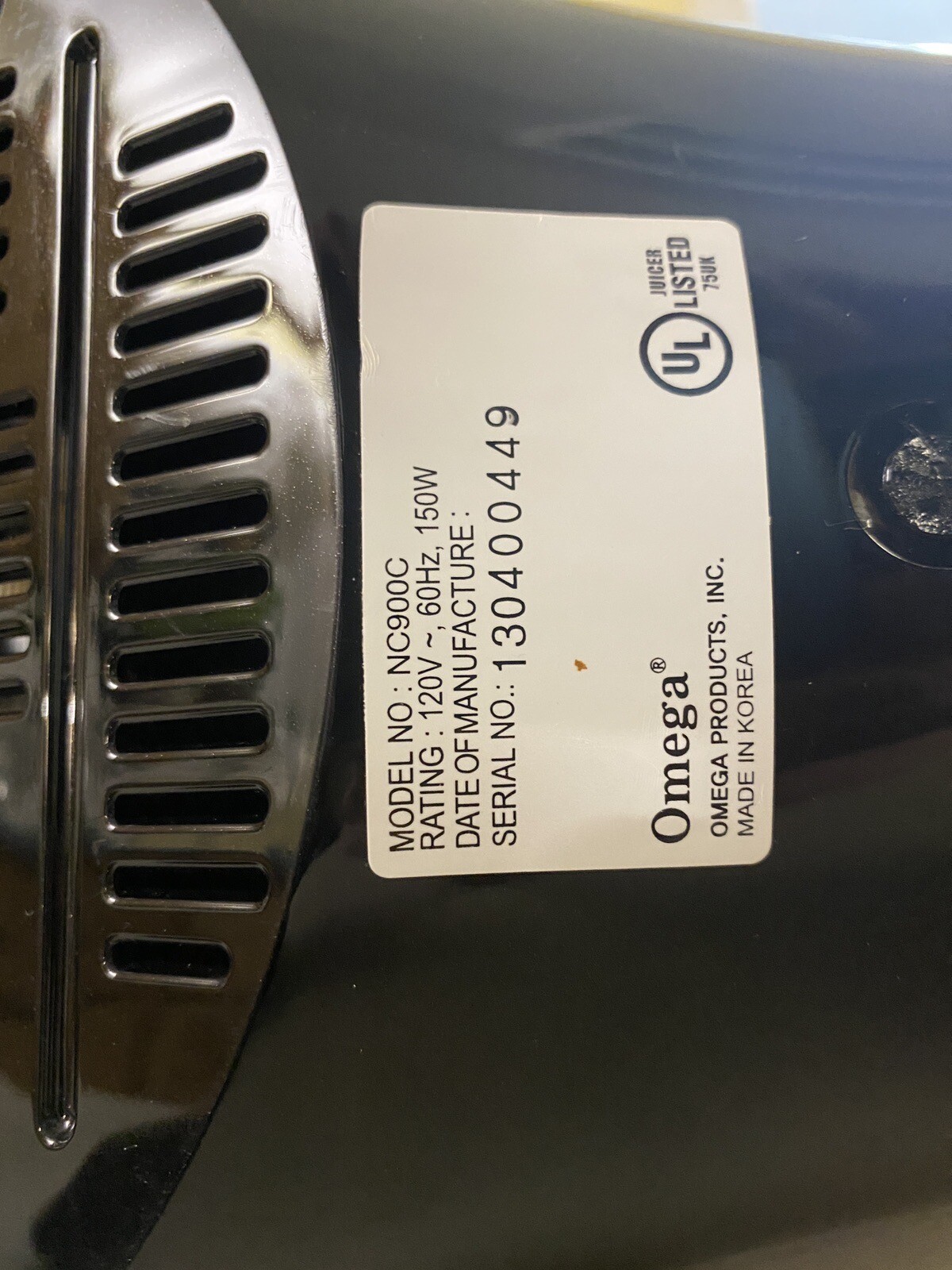 Omega NC900HDC Cold Press Juicer Machine Vegetable and Fruit Juice