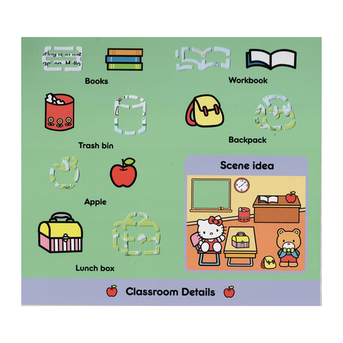 Hello Kitty Super Sweet Stencils Book - Create and color scenes with 80 Stencils - Imagen 2 de 5
