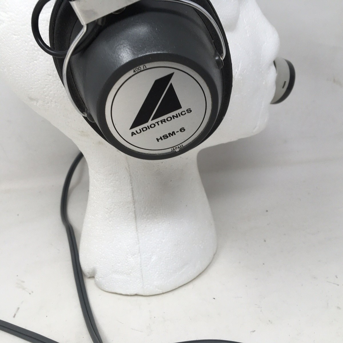 HTF Rare Vintage Audiotronics HSM-6 Headphone Microphone Set HTF Rare Vintage Audiotronics HSM-6 Headphone Microphone Set