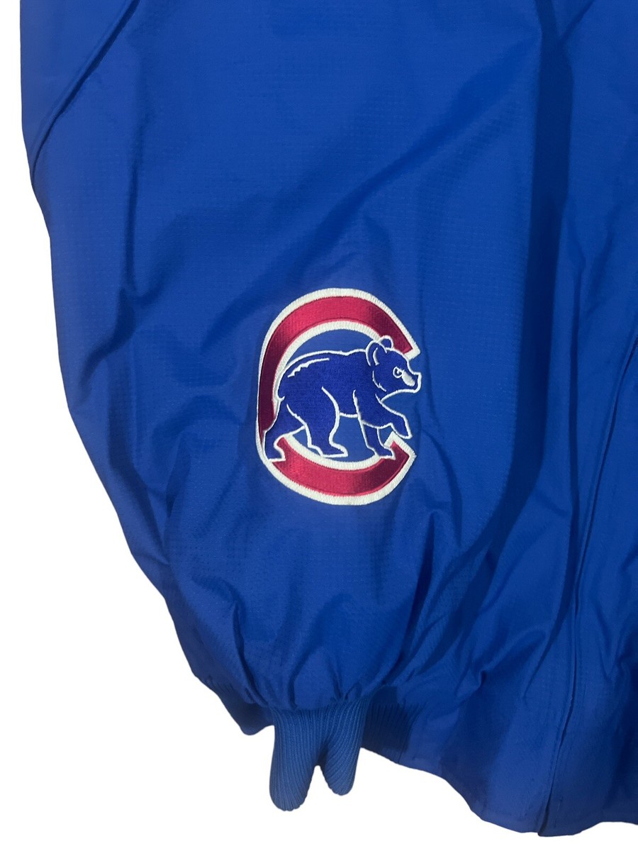 シカゴカブス ジャケット XL VINTAGE Chicago Cubs Cage Jacket Mens Large Blue Starter