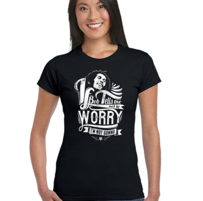 If Bob Tells Me Not To Worry - Damen Marley T-Shirt Reggae Jamaika