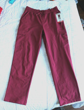 Mondetta Pull On Elastic Waist Cargo Pants size M/10,12 Straight Leg