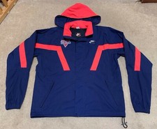 Vintage 1980's US Team Nike FIT Track And Field Jacket Made in USA Neon Medium