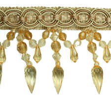 4"Crystal Beaded Fringe Trim-TF-32-8