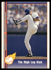 1991 Pacific Nolan Ryan Texas Express I The High Leg Kick #95 Rangers Card