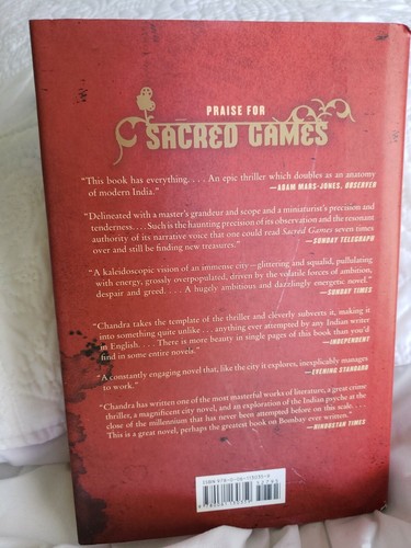 Sacred Games by Vikram Chandra - Hardcover 2007 First US Edition - Picture 3 of 8