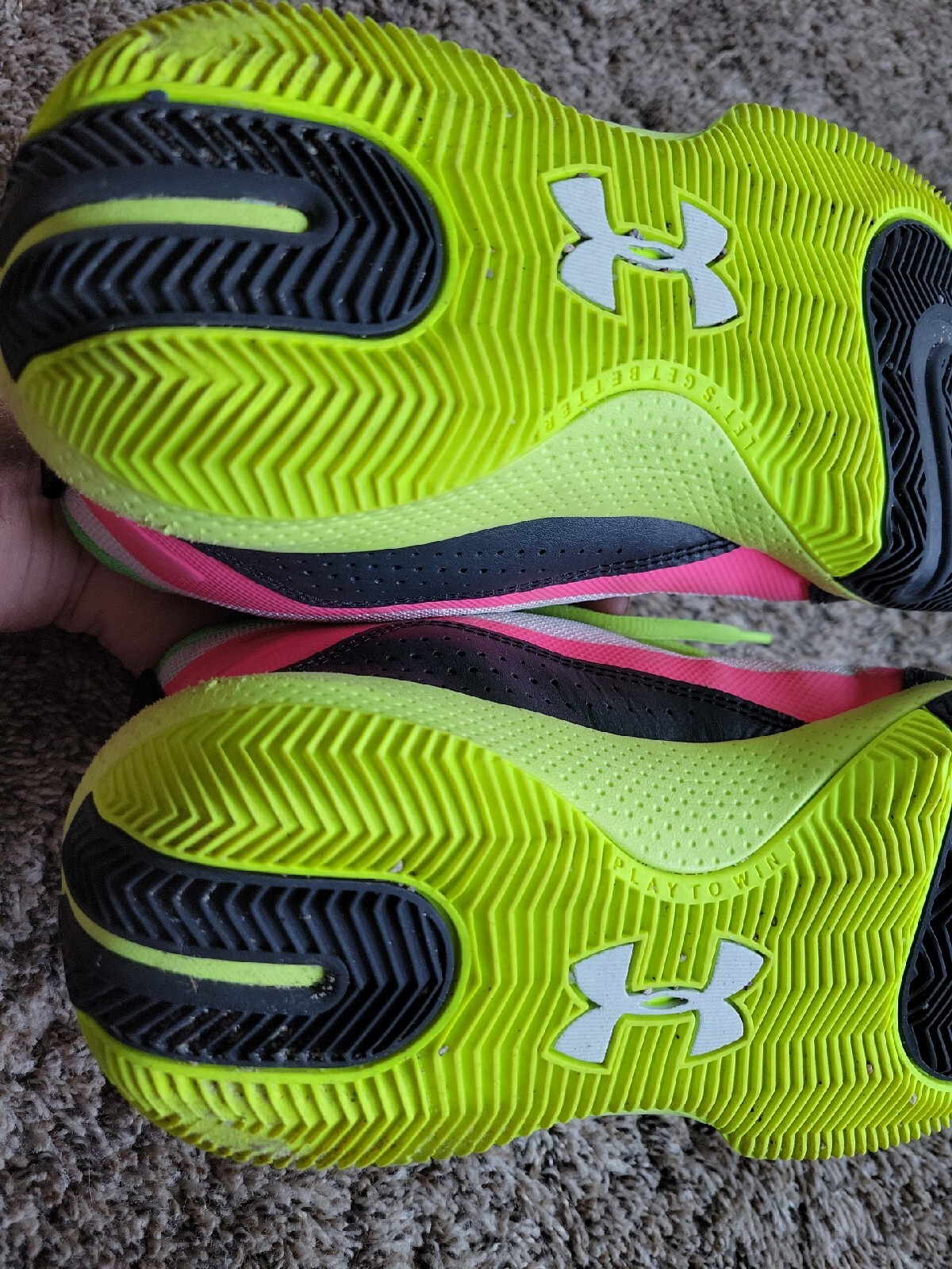 Under Armour Stephen Curry #30 Basketball Shoes Size Men's 8 1/2 Size Women's 10