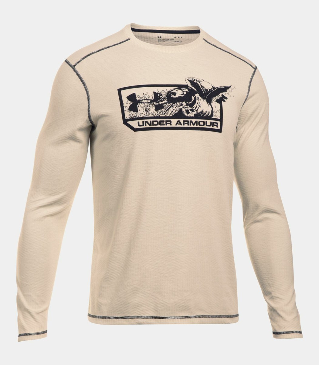 Under Armour Men's Beige UA ColdGear Infrared Mallard Pill Long