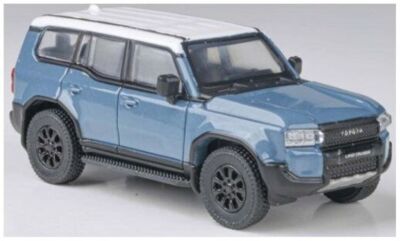 Paragon 1/64 Toyota Land Cruiser 250 Prado Heritage Blue 2024 (hochwertig)